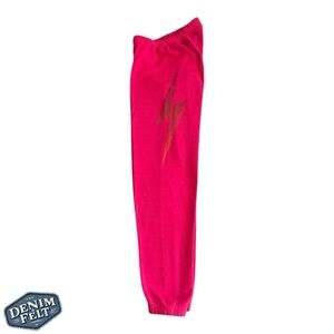 Aviator Nation Women’s Pink/Red Relaxed Fit Ombre Bolt Sweatpants | EUC!!⚡️
